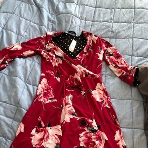 White House black market reversible dress.